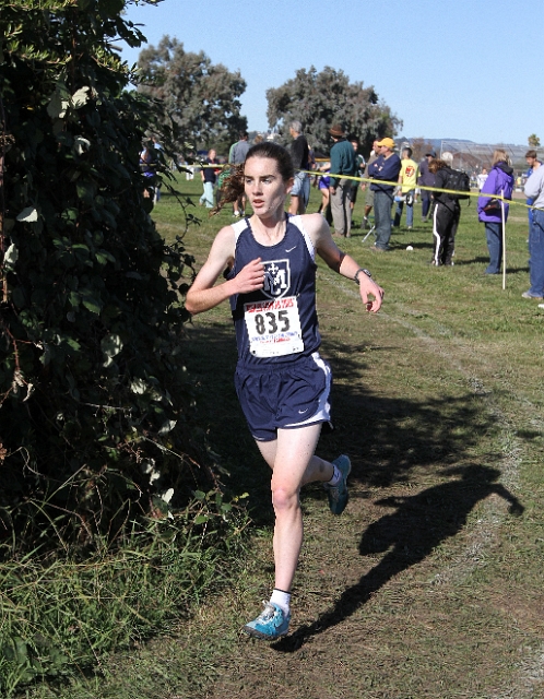 NCS XC D4  Girls-075.JPG - 2009 North Coast Section Cross Country Championships, Hayward High School, Hayward, California